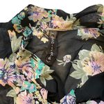 Ban Jara NWT, Floral Babydoll Mini Dress, Sz XS Photo 8