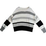 Lucky Brand  Women's Colorblock Design Striped‎ Long Sleeve Sweater Size Large Photo 1