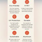 MITA SOLE Black Oversized Womens 100% Sustainable Sunglasses C2 54 Photo 11