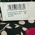 Nobody’s Child Cherry Mini Dress Eco Friendly Viscose Sz UK 16 / US 12 Black NWT Photo 11