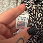 Diane Von Furstenberg  New Julian Two Mini Silk Black and White Wrap Dress size 4 Photo 4