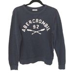 Abercrombie & Fitch Abercrombie ★ 92 Row Crew Jumper Pullover Sweatshirt ★ Heather Navy ★ Small Photo 0