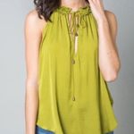 Free People  My Oh My Tank Grasses Green M Photo 10