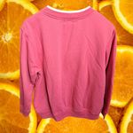 Shenanigans Floral Embroidered Sweatshirt Crew‎ Neck Pullover Top Pink M Size M Photo 4