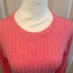 Zenana  Small Pink Ribbed Knit Sweater NWOT Photo 1