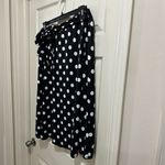 Melissa Paige Women’s black and white stretchy polka dot skirt plus size 1X Photo 4