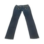 Rock Revival  Dee Skinny‎ Bling Distressed Thick Stitch Jeans Size 30 Photo 1