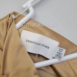 Significant Other Erika Tan Satin Dress Size 6 Photo 6