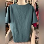 FIGS  Dark Green Scrub Top Photo 3