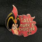 Disney Jafar Aladdin Tall Dark and Sinister villain pin Photo 0