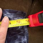 American Eagle American Eagles Outfitters Velvet Tie Die Blue & Purple Off-the-shoulderTop SZ S Photo 9