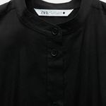 ZARA NWT blogger’s favorite black ZW COLLECTION MINI BALLOON DRESS size M Photo 10