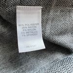 J. JILL Plaid SilverBlack Metallic Shimmer Knit Tunic Top Sz M Gray Size M Photo 5