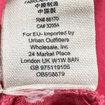 Free People  Shirt Womens XS Pink Linen Cotton Button Front High Low Boho V Neck Photo 14