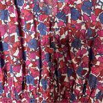 J.Crew  V-Neck Midi Dress in Berry Floral Size Small Photo 9