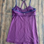 Lululemon Womens bend and flow yoga workout maroon black stripe size 4-6 Photo 3