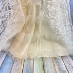 Lorrie Deb 1950s Cream White Lace Dress Union Made Vintage Wedding Fit Flair Photo 8