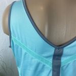 FILA Blue & Gray Strapless Athletic Sporty Tennis Mini Dress L Photo 2