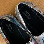 Spring Step  Clogs Ferrara Graffiti‎ Print Slip On Slip Resistant Silver 6 Photo 11