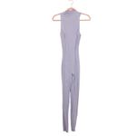 Naked Wardrobe NWOT Naked Wardrobe Jumpsuit Sleeveless Ribbed Lilac Size L Minimalist Bodycon Photo 1