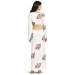 Revolve pencey standard floral maxi dress with cutout back xs White Photo 1