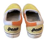 Vans Rare Print Slip-On Sneakers Penn Tennis Neon Orange Yellow W7 Photo 2