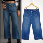 Maeve by Anthropologie The Colette Cropped Denim Jeans Size 16 Photo 1