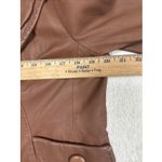 Classiques Entier  Women’s L Soft Brown Genuine Lamb Leather Cropped  Jacket Photo 6