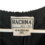 vintage 90s Rachna black sequin beaded holiday party vest western glam festive Size M Photo 4