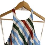 Anthropologie Maeve Multicolor Striped Sleeveless Halter A-Line Midi Dress M Photo 4