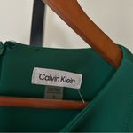 Calvin Klein Sleeveless Scuba Sheath Dress Belt Meadow Green NEW Size 4 (Small) Photo 2