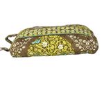 Vera Bradley Quilted "Sittin in a Tree" Cosmetic Bag Green Floral Travel Bag Photo 4