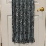 Mac Duggal NWT 5980 Blue High Neck Short Sleeve Crystal Fringe Sheath Dress Sz 8 Photo 7