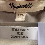 Madewell Top Funnelneck Cropped Muscle Tee Modal Blend Light Gray XXL Photo 5