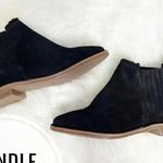 Seychelles  Pool Cozy Black Suede Leather Ankle Booties Size 7 Boots Photo 2