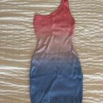 superdown Ombré One-Shoulder Body-con Mini Dress Photo 2