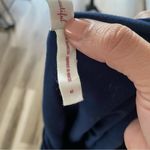 Maeve  Navy Blue A-line Cowl Neck Sleeveless Sundress Photo 4