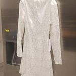 💕RONNY KOBO💕 Ria Side Knot Satin Dress ~ XS White NWT Photo 5