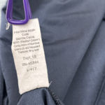 Vintage Sears Half Slip Skirt Second Skin Satin Slate Blue Size Large Nylon Photo 4