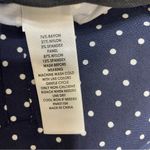 kim rogers Polka Dot Shorts Size 8 navy blue white Photo 5