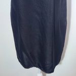 One Shoulder Black Satin Mini Dress Size XS Krisa Black Dress Photo 3