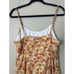 Lulus Babydoll Y2K Mini Dress Roses Floral Hippie Boho Cottagecore Sundress L Photo 3