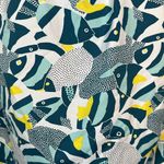 Lands' End  Baltic Teal Angelfish High Neck Tankini Swimsuit Size 14 EUC #0915-AZ Photo 3