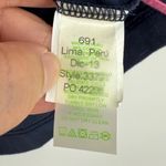 Lilly Pulitzer Short Sleeve Island Polo Shirt Women's S Blue Palm Photo 4