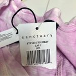 Sanctuary NWT  One Pocket Tie Dye Tank Top Crewneck Purple Lightweight Boho sz M Photo 6