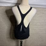 Nike  Dri-FIT Racerback Tank Top Black Athletic Workout Gym Women's Large Photo 2
