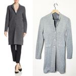 Majestic Filatures Longline Blazer Cashmere Cotton Gray Womens Size 3 / US M Size M Photo 1