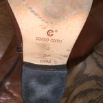 Corso Como Brown Leather Knee High Riding Boots Photo 7