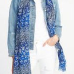 Old Navy ✨  Purple Floral Scarf✨ Photo 0