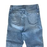 Black Orchid  Marisa Relaxed Straight Jeans 30 High Rise Distressed Frayed Hem Photo 3